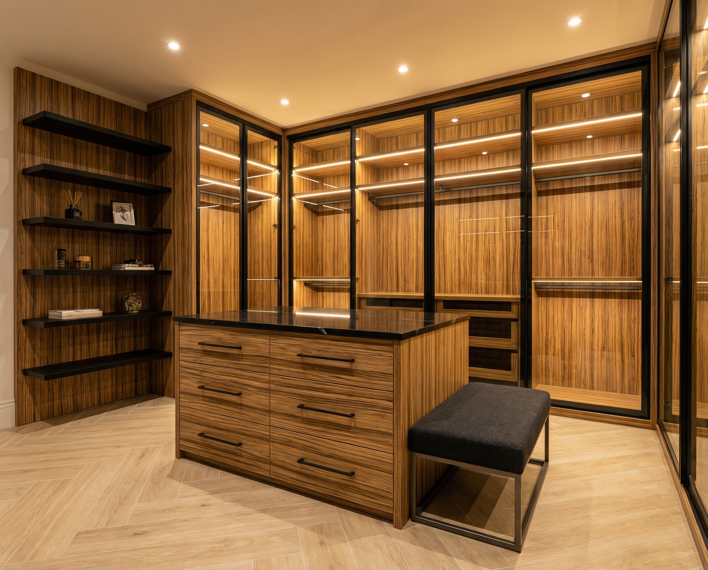 Vestidor Modelo V04 — Suite Completa